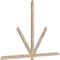 Ekena Millwork Kennewick Smooth Timber Gable Bracket, Douglas Fir, 96"W x 64"H x 1 1/2"D x 3 1/2"F, 16/12 Pitch GBW096X64X0204KEN00SDF - alternate 5
